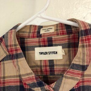 Taylor Stick Plaid Flannel Snap Buttons